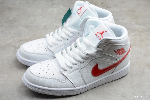 Rep EP BQ6472-106 University Jordan (W) BQ6472-106 White Mid Red 1 0104